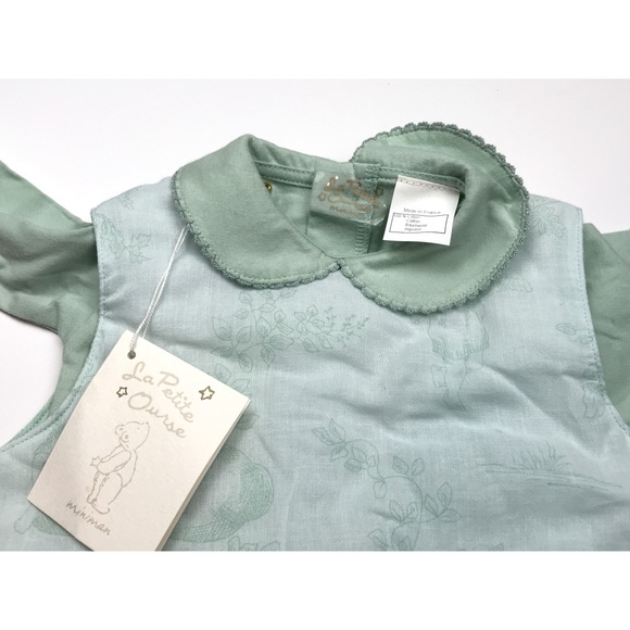 La Petite Ourse Dress and Bonnet - Picture 2 of 2